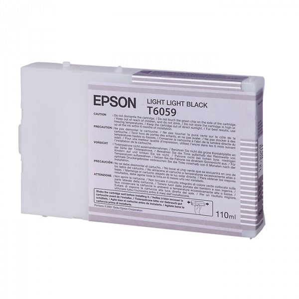 Genuine Epson T6059 Light Light Black Ink Cartridge (C13T605900)