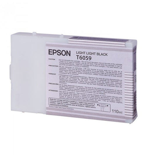 Genuine Epson T6059 Light Light Black Ink Cartridge (C13T605900)