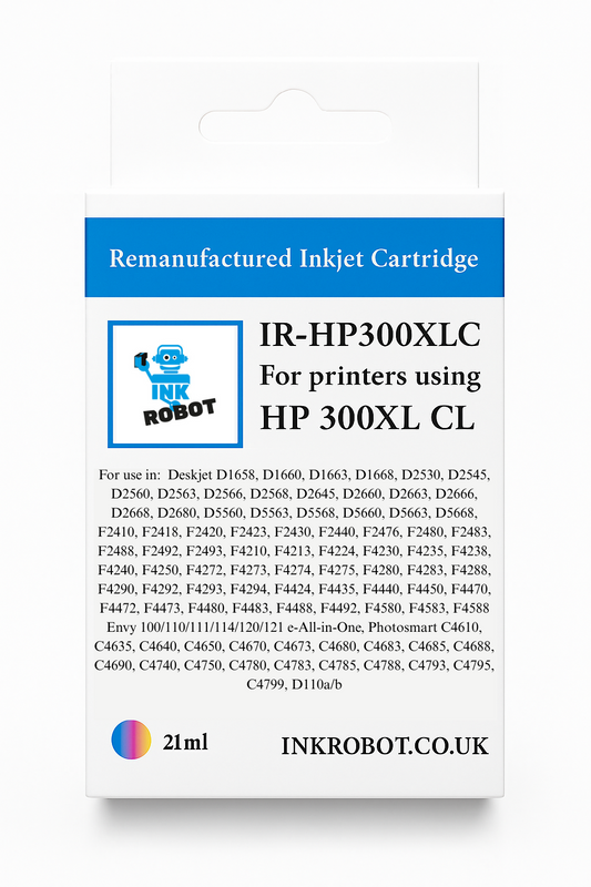 Remanufactured HP 300XL Tri Colour Ink Cartridge CC644EE