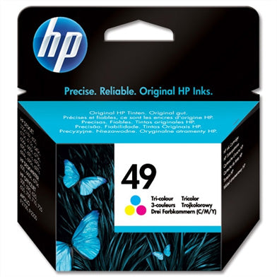 Genuine HP 49 Tricolour Ink Cartridge 51649A