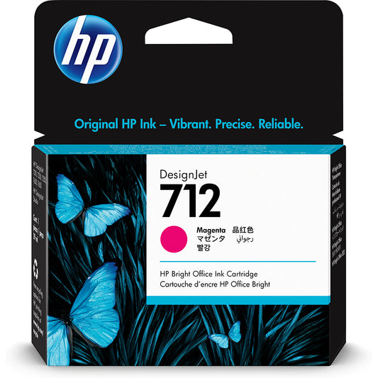 Genuine HP 712 Magenta Ink Cartridge