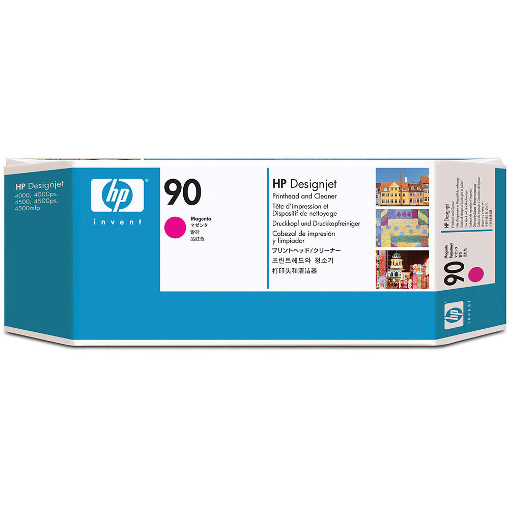 Genuine HP 90 Magenta Printhead and Cleaner C5056A