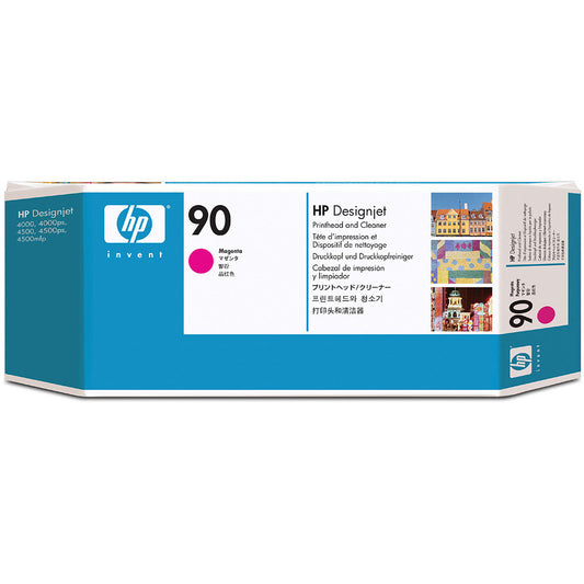 Genuine HP 90 Magenta Printhead and Cleaner C5056A