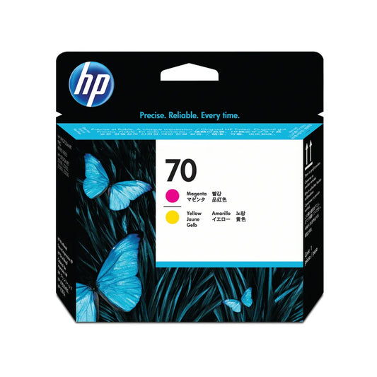 Genuine HP 70 Printhead Magenta and Yellow C9406A