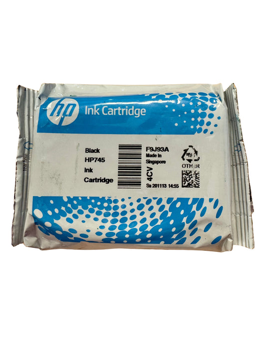 Genuine HP 745 Black Ink Cartridge F9J93A