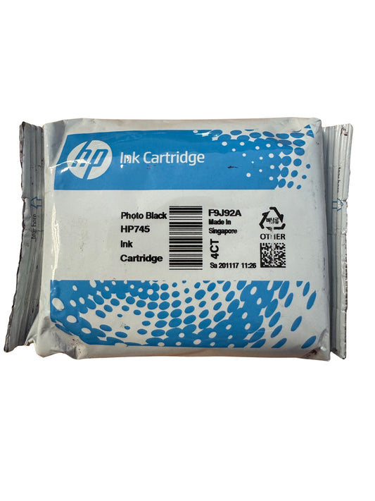 Genuine HP 745 Photo Black Ink Cartridge F9J92A