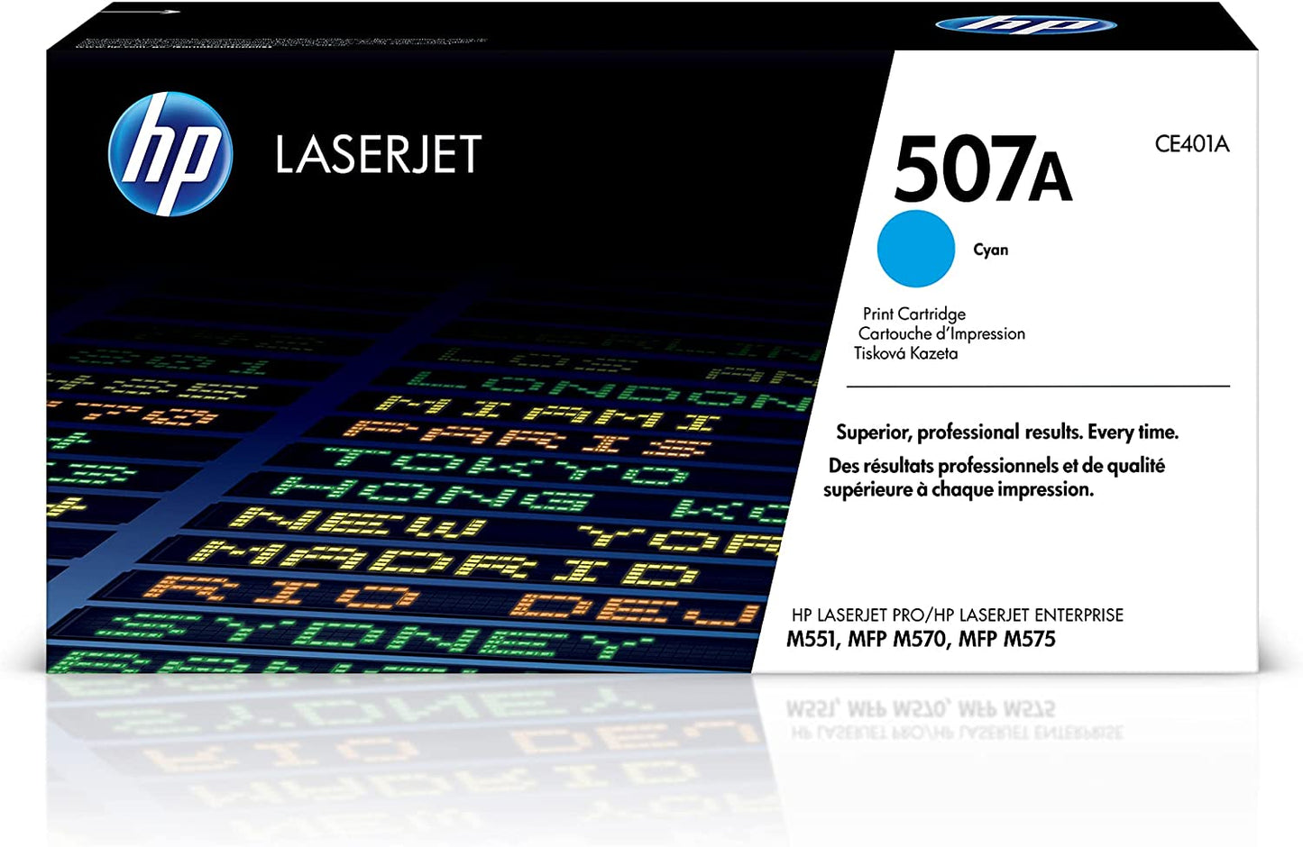 Genuine HP CE401A (507A) Cyan Printer Toner Cartridge
