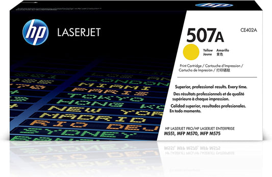 Genuine HP CE402A (507A) Yellow Printer Toner Cartridge