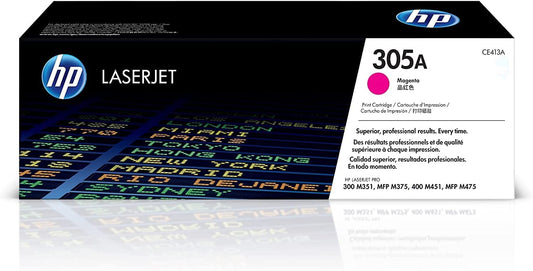 Genuine HP CE413A (305A) Magenta Printer Toner Cartridge
