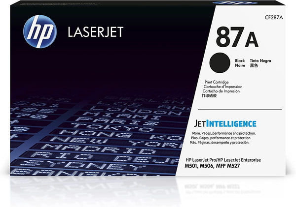 Genuine HP CF287A (87A) Black Printer Toner Cartridge – Ink Robot
