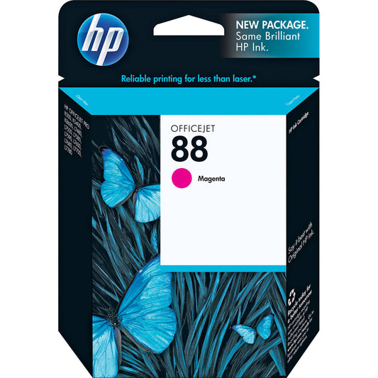 Genuine HP 88 Magenta Ink Cartridge C9387A