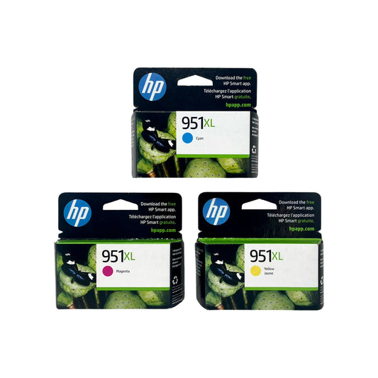 Genuine HP 951XL Cyan/Magenta/Yellow Ink Cartridge Multipack