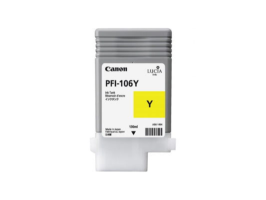 Genuine Canon PFI-106Y Yellow Ink Cartridge ‎6624B001
