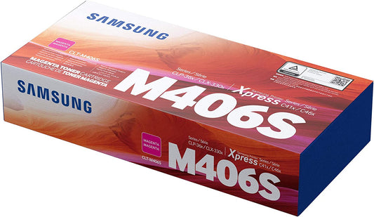Genuine Samsung CLT-M406S Magenta Printer Toner Cartridge