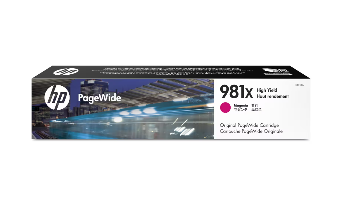Genuine HP 981X Magenta Ink Cartridge L0R10A