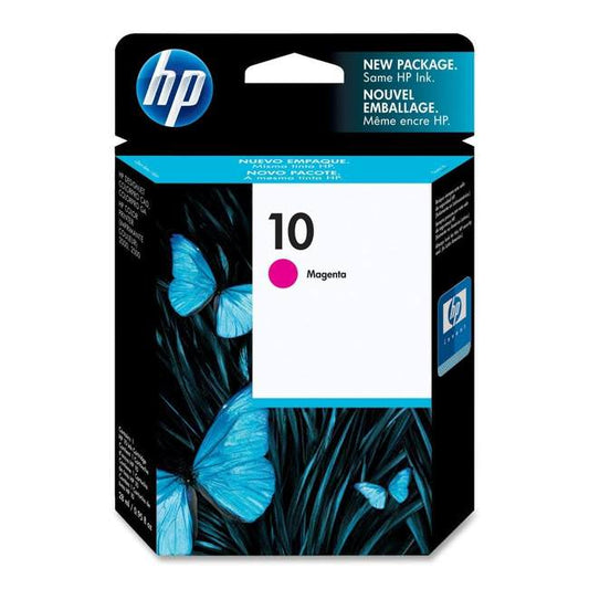 Genuine HP 10 Magenta Ink Cartridge C4843A