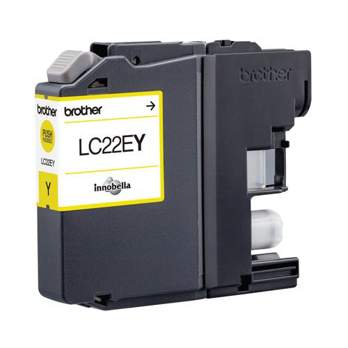 Genuine Brother LC22EY Yellow Ink Cartridge