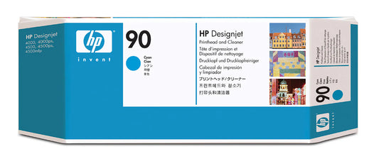 Genuine HP 90 Cyan Printhead and Cleaner C5055A