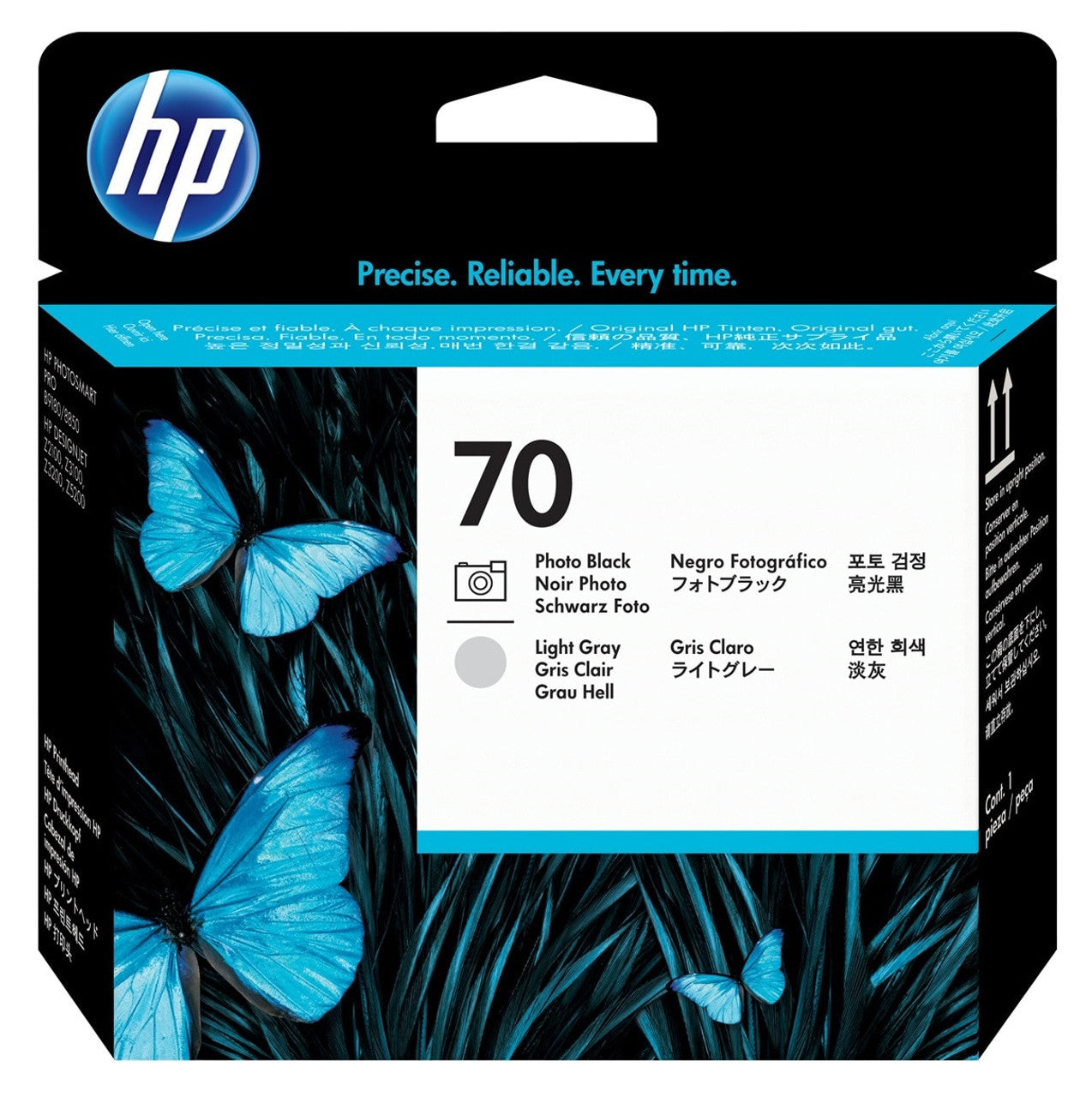 Genuine HP 70 Photo Black/Light Grey Printhead C9407A