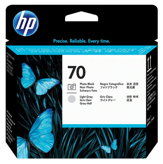 Genuine HP 70 Photo Black/Light Grey Printhead C9407A