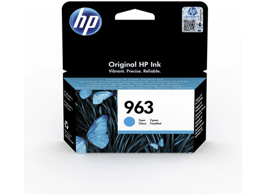 Genuine HP 963 Cyan Ink Cartridge 3JA23AE