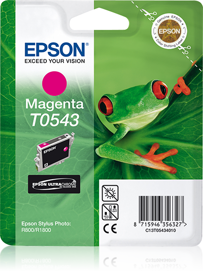 Genuine Epson T0543 Magenta Ink Cartridge