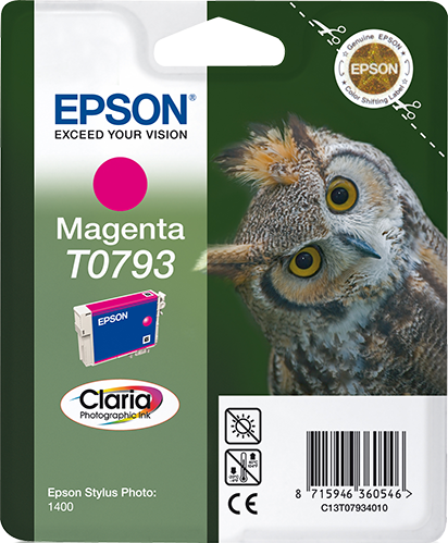 Genuine Epson T0793 Magenta Ink Cartridge