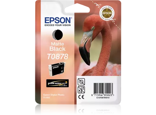 Genuine Epson T0878 Matte Black Ink Cartridge