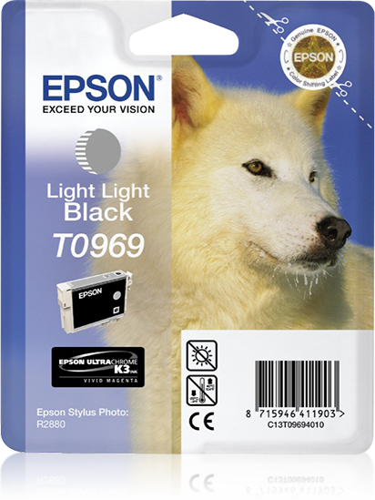 Genuine Epson T0969 Light Light Black Ink Cartridge