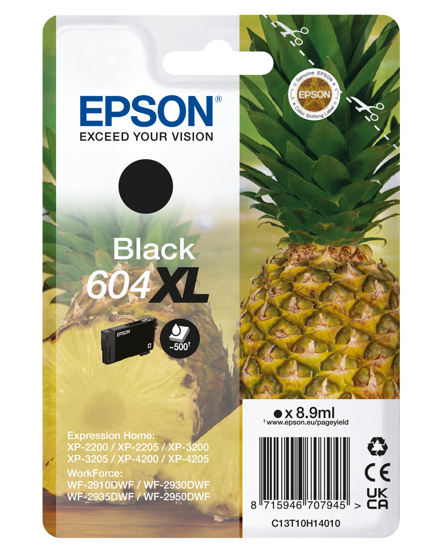 Genuine Epson 604XL Black Ink Cartridge