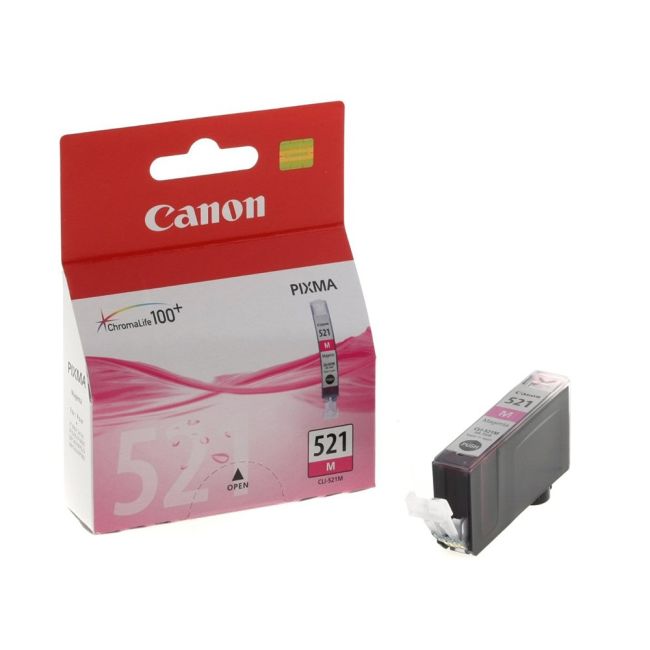 Genuine Canon CLI-521M Magenta Ink Cartridge 2935B001