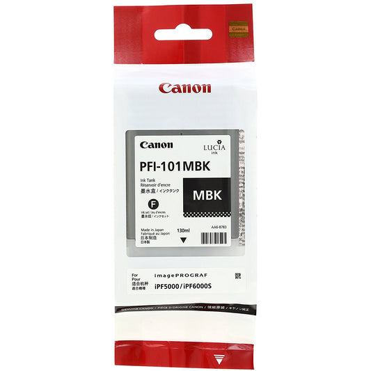 Genuine Canon PFI-101MBK Matte Black Ink Cartridge 0882B001