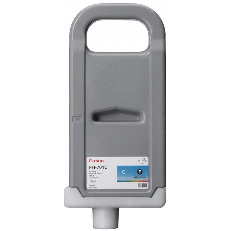 Genuine Canon PFI-701C Cyan Ink Cartridge 0776C001