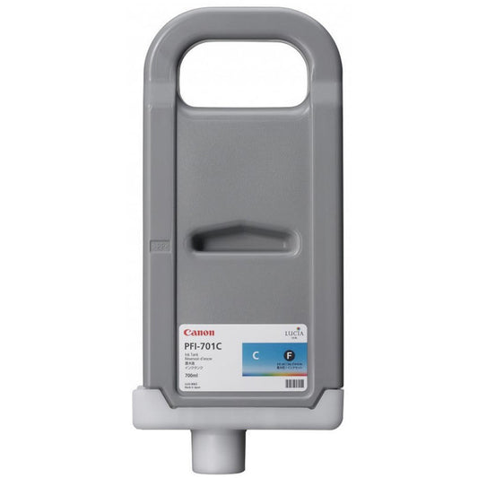 Genuine Canon PFI-701C Cyan Ink Cartridge 0776C001