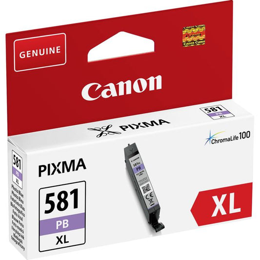 Genuine Canon CLI-581XL Photo Blue