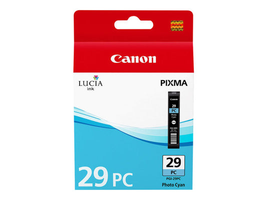 Genuine Canon PGI-29 Photo Cyan Ink Cartridge 4876B001