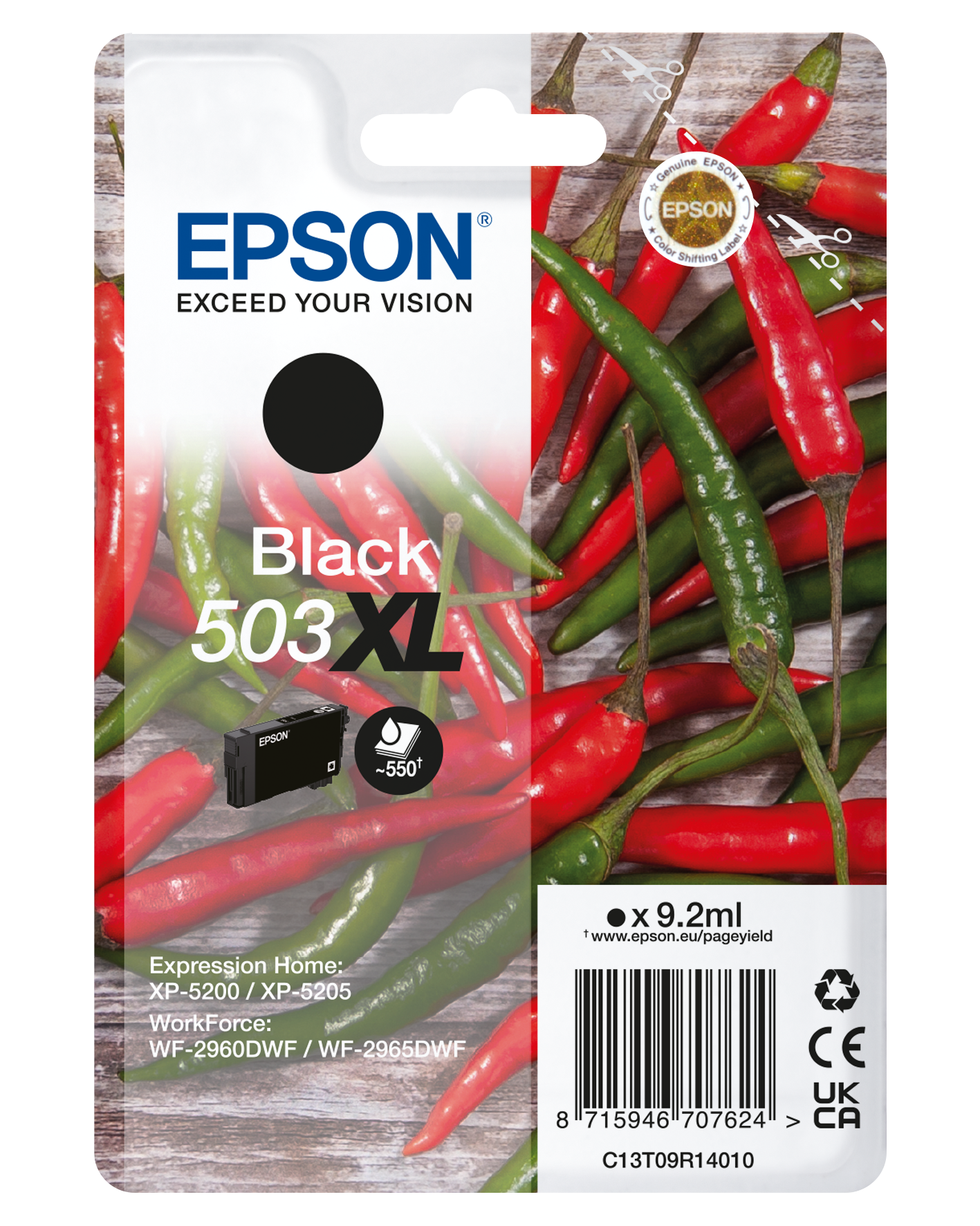 Genuine Epson 503XL Black Ink Cartridge