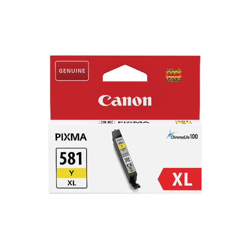 Genuine Canon CLI-581 XL Yellow Ink Cartridge