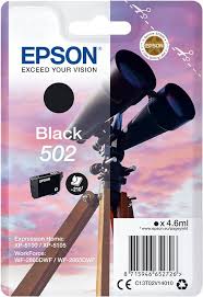 Genuine Epson 502 Black Ink Cartridge