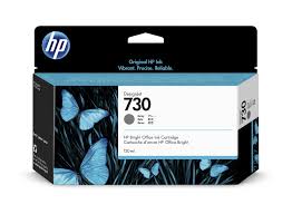 Genuine HP 730 Grey Ink Cartridge P2V66A (130ml)