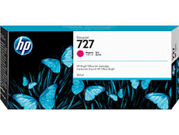 Genuine HP 727 Magenta Ink Cartridge F9J77A (300ml)