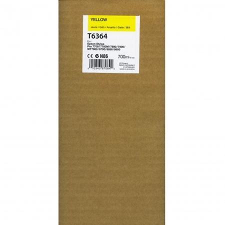 Genuine Epson T6364 Yellow Ink Cartridge