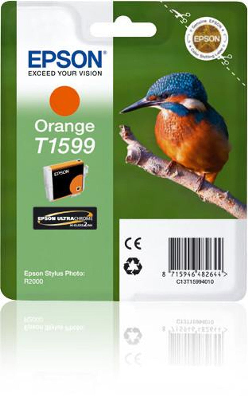 Genuine Epson T1599 Orange Ink Cartridge