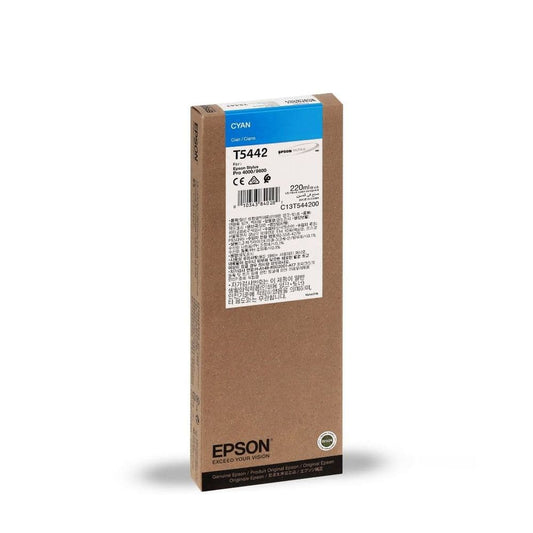 Genuine Epson T5442 Cyan Ink Cartridge C13T544200