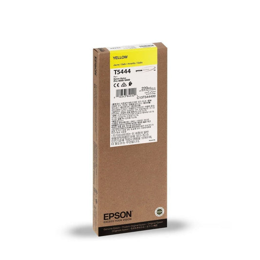 Genuine Epson T5444 Yellow Ink Cartridge 220ml