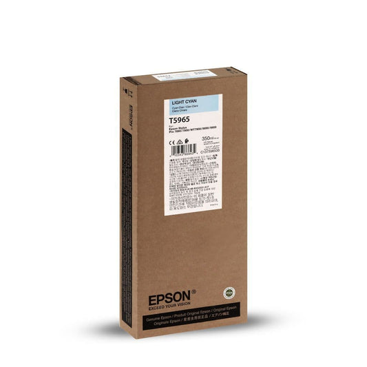 Genuine Epson T5965 Light Cyan Ink Cartridge 350ml