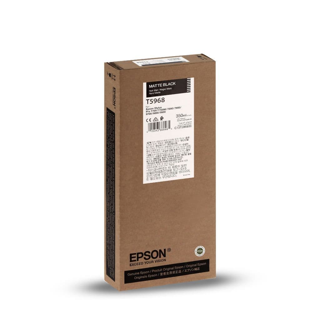 Genuine Epson T5968 Matte Black Ink Cartridge C13T596800