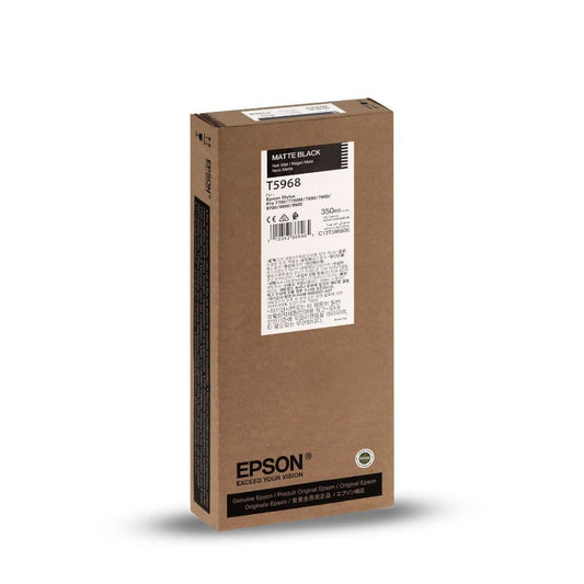 Genuine Epson T5968 Matte Black Ink Cartridge C13T596800