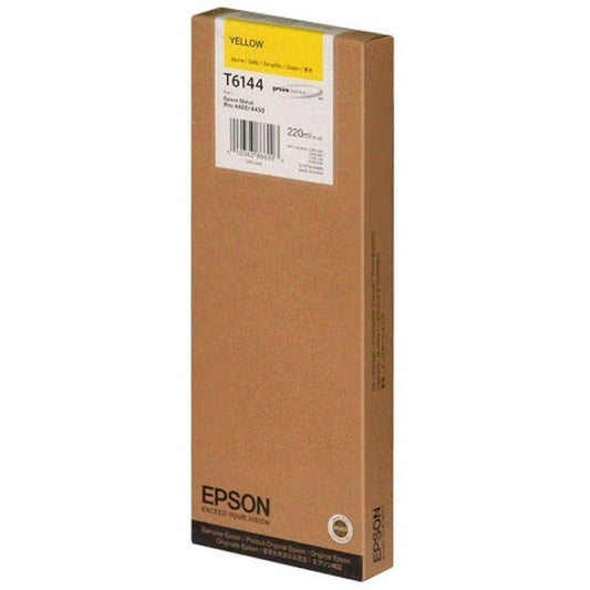 Genuine Epson T6144 Yellow Ink Cartridge C13T614400
