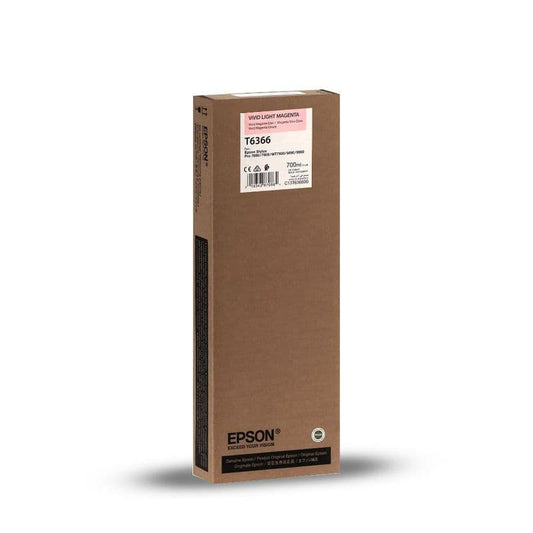 Genuine Epson T6366 Vivid Light Magenta Ink Cartridge